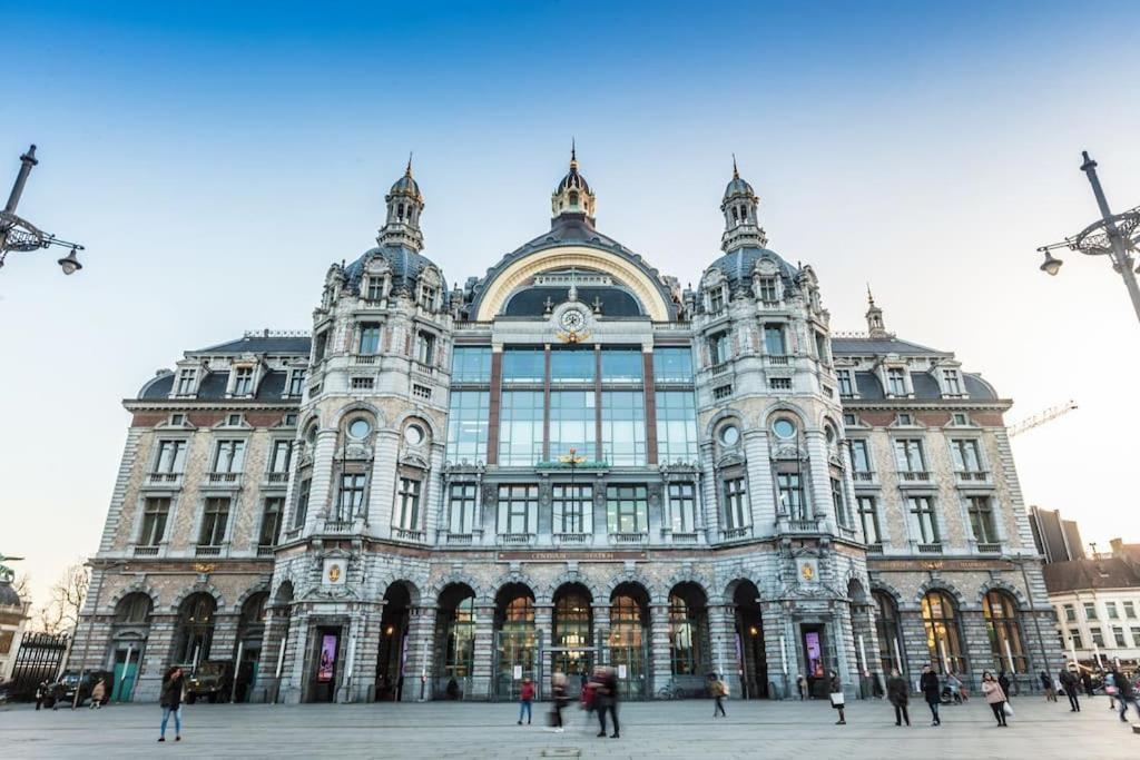 Cosy Appartement Met Tuin In Centrum Antwerpen Gratis Parking Free Parking! Dış mekan fotoğraf
