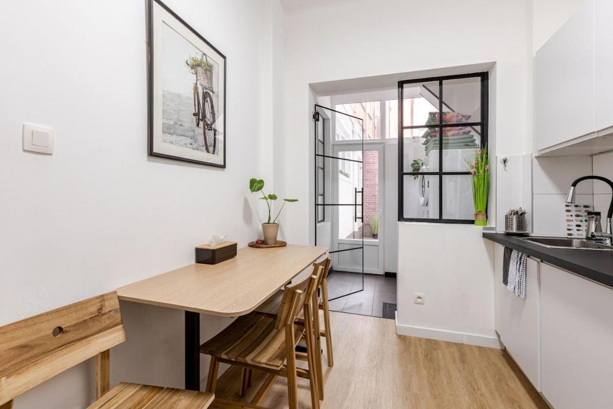 Cosy Appartement Met Tuin In Centrum Antwerpen Gratis Parking Free Parking! Dış mekan fotoğraf