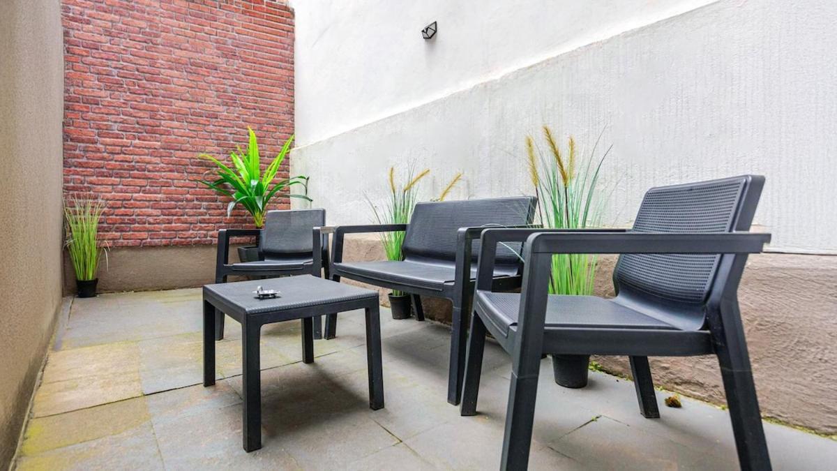 Cosy Appartement Met Tuin In Centrum Antwerpen Gratis Parking Free Parking! Dış mekan fotoğraf